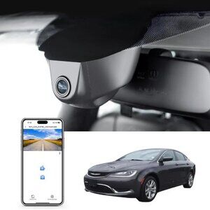 2015-2017 Chrysler 200 Front / forward 4k Dash Cam . Wifi w/ 64gb Storage
